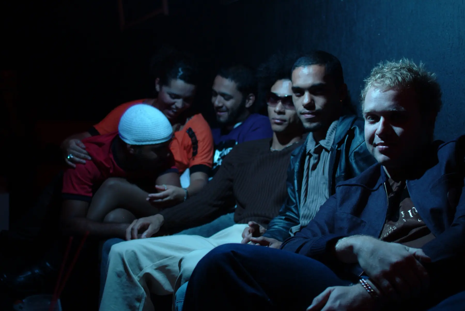 Roney Giah e a banda nos bastidores